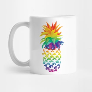 Pineapple Rainbow Fruit Mug